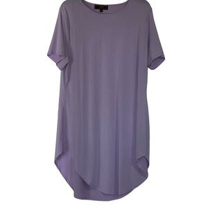 L&B•Light Purple Short Sleeve Dress